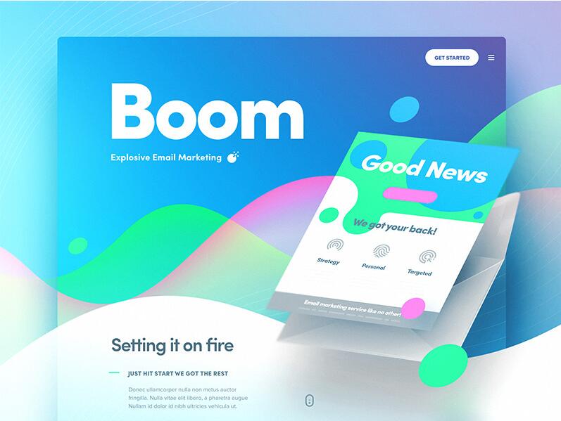 简洁引导页源码